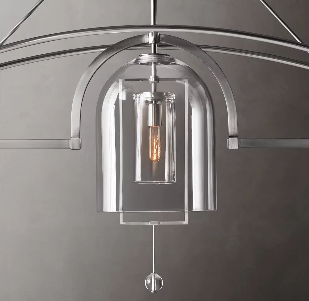 Equinox Artisan Glass Linear Chandelier