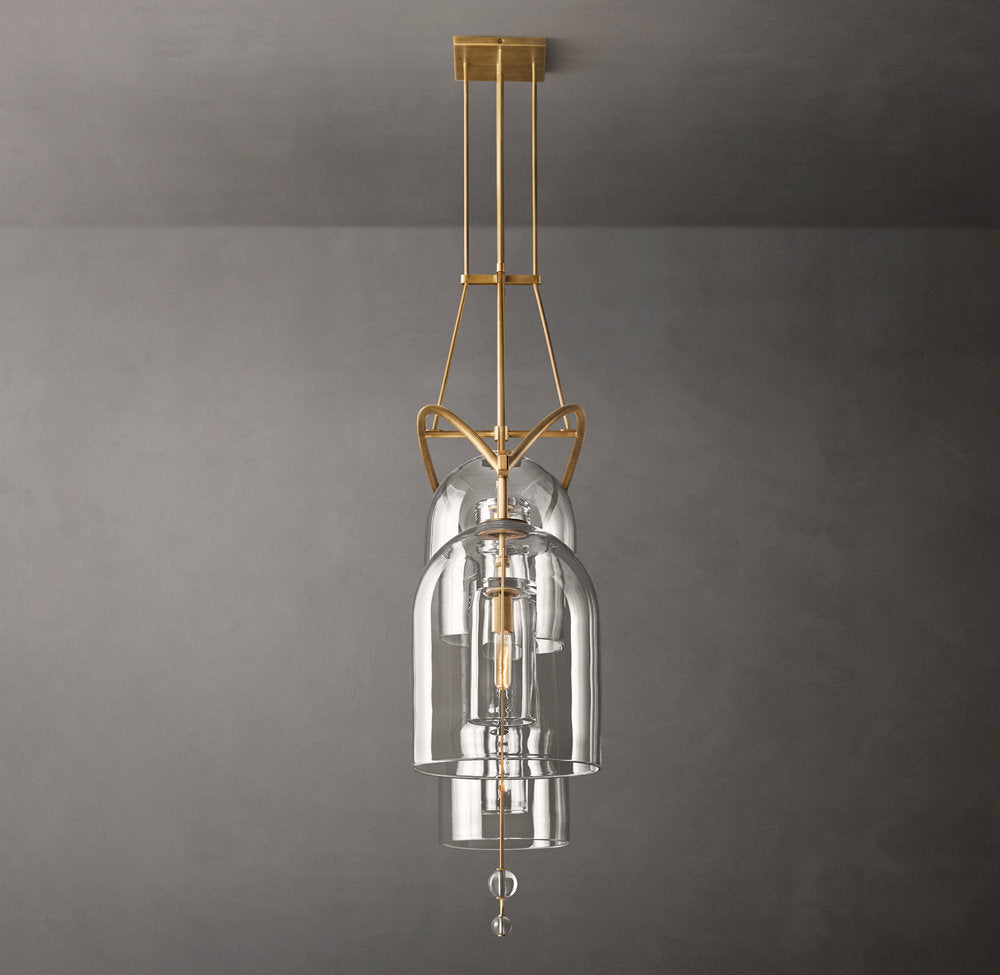 Equinox Artisan Glass Linear Chandelier