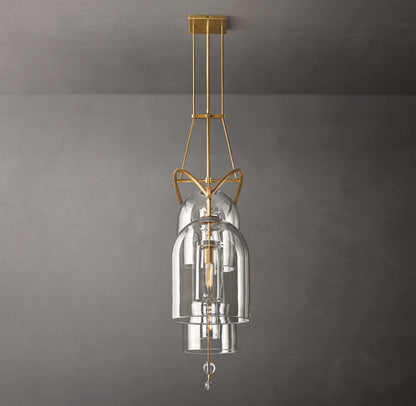 Equinox Artisan Glass Linear Chandelier