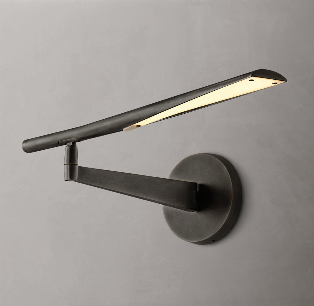 Extended Arm LED Task Sconce