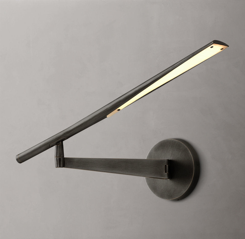 Extended Arm LED Task Sconce
