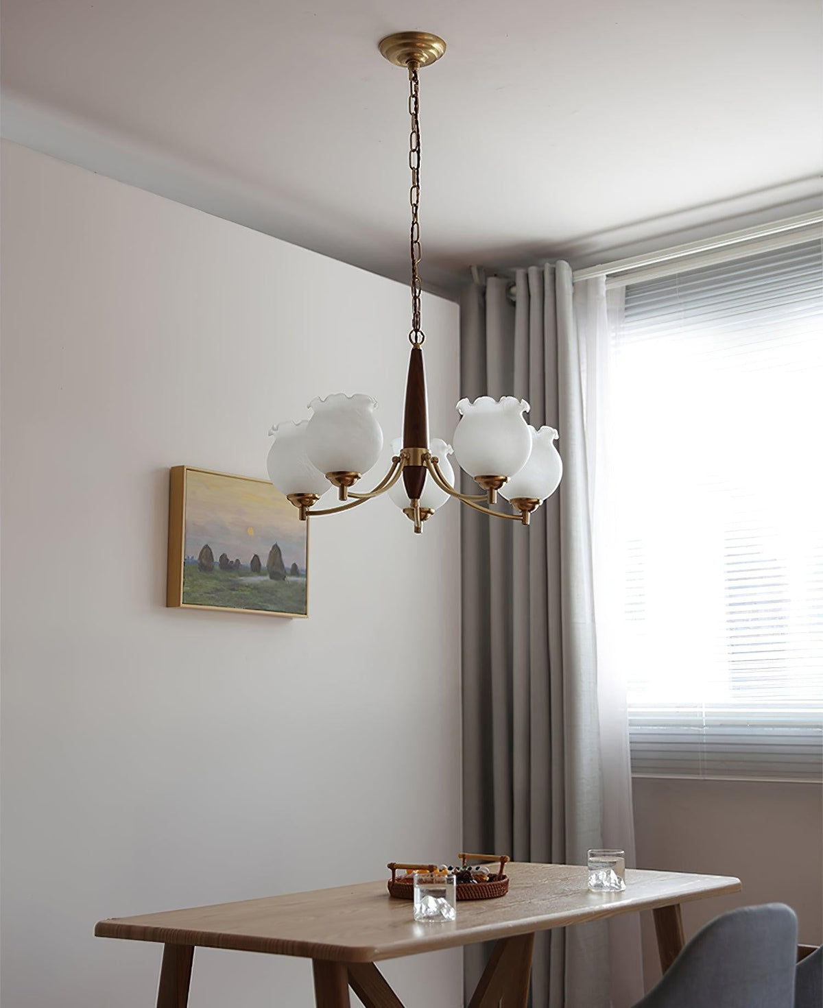 Florent Tulip Glass Chandelier