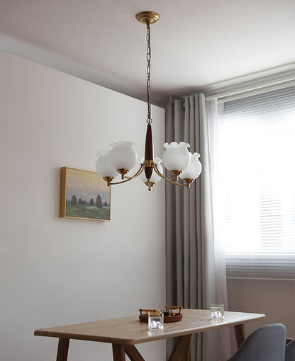 Florent Tulip Glass Chandelier