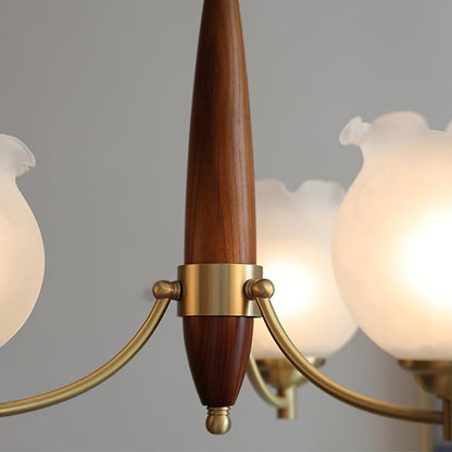 Florent Tulip Glass Chandelier