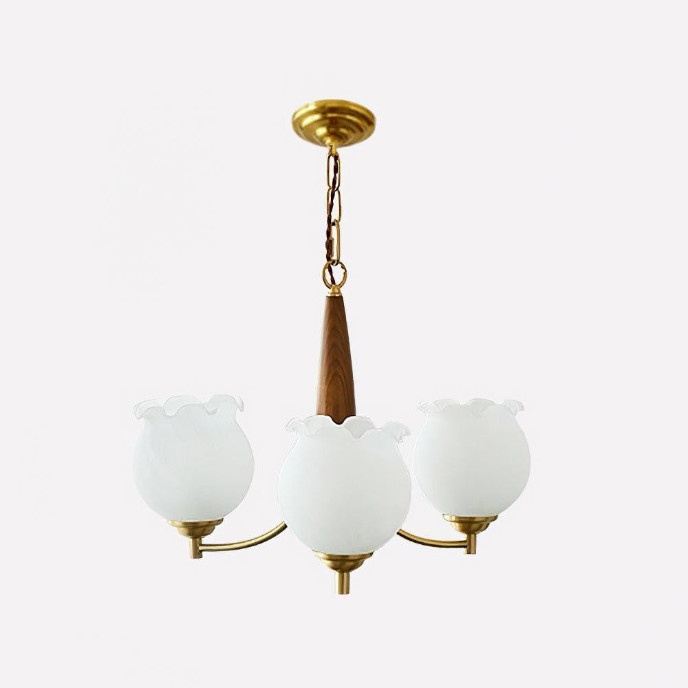 Florent Tulip Glass Chandelier