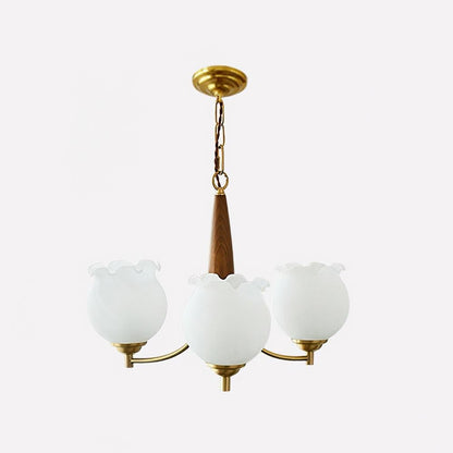 Florent Tulip Glass Chandelier
