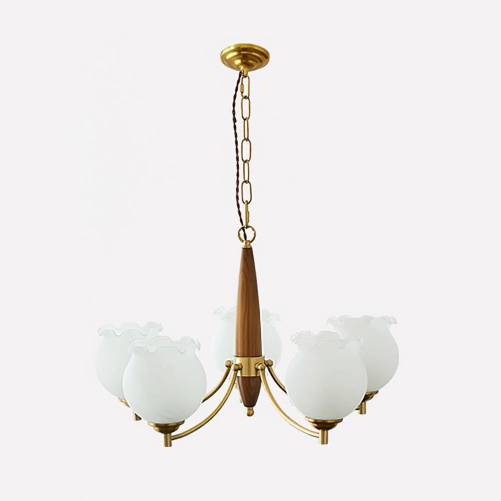 Florent Tulip Glass Chandelier