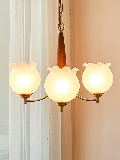 Florent Tulip Glass Chandelier
