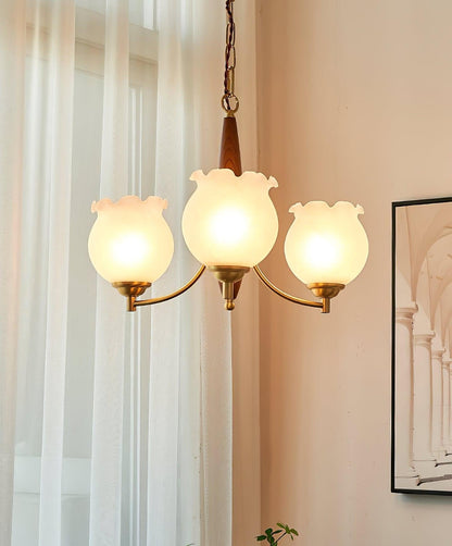 Florent Tulip Glass Chandelier