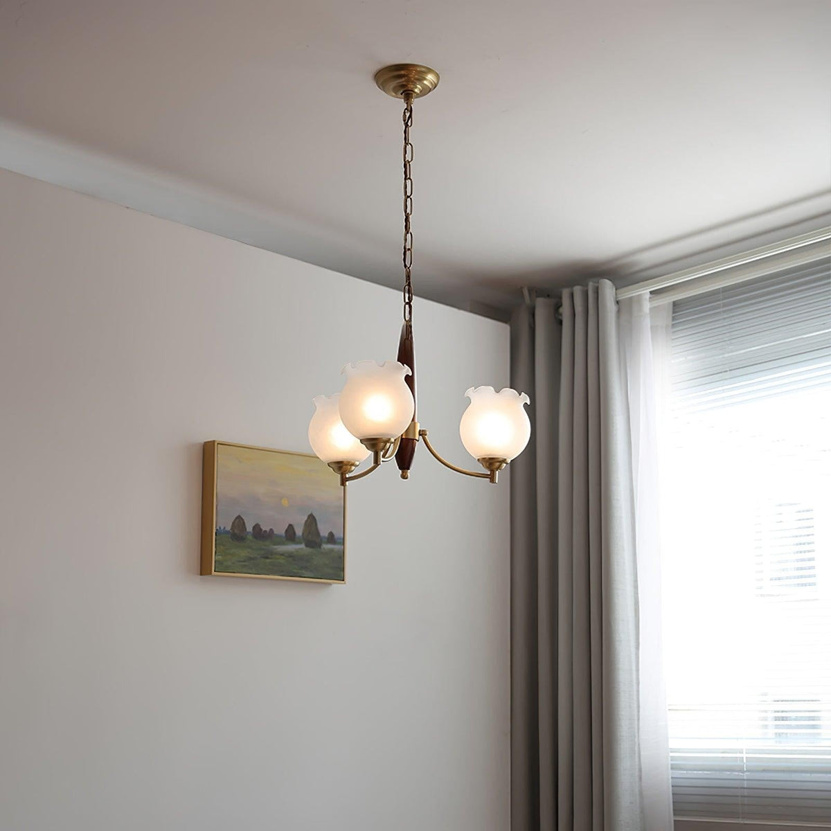 Florent Tulip Glass Chandelier