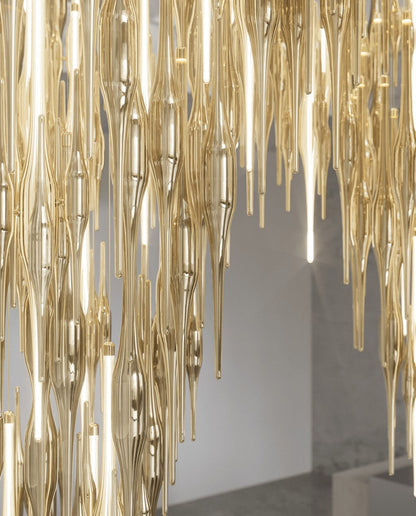 Gothica Glass Cascade Chandelier