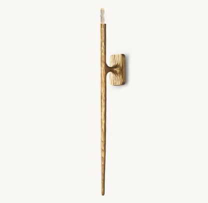 Hammered Glass Column Wall Light