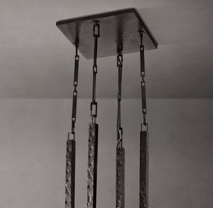 Hartwell Hammered Linen Chandelier