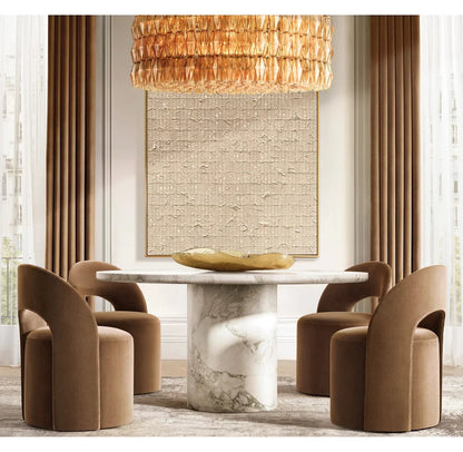 Layered Smoke Glass Crown Chandelier