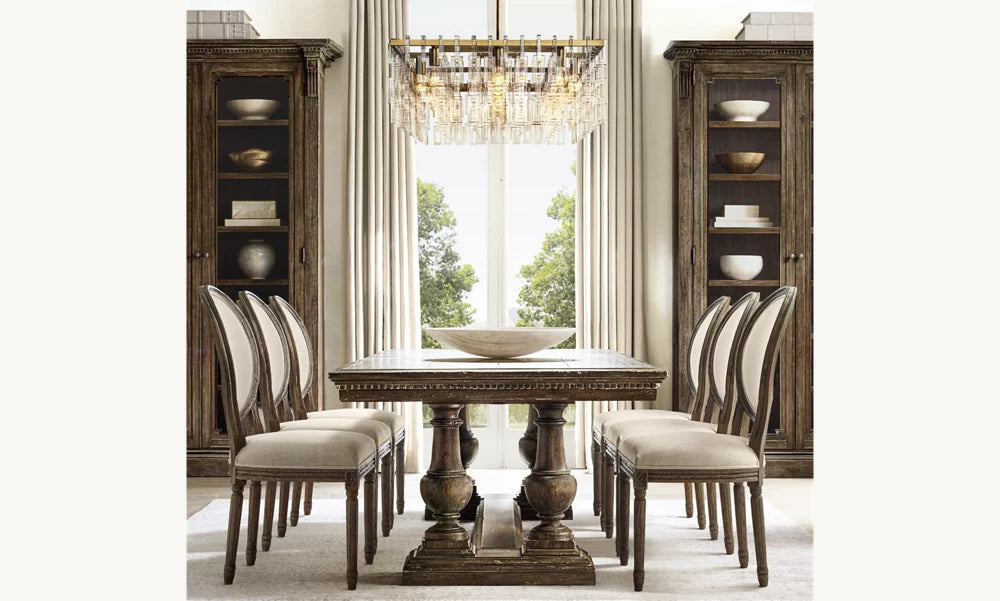 Linked Crystal Chain Chandelier