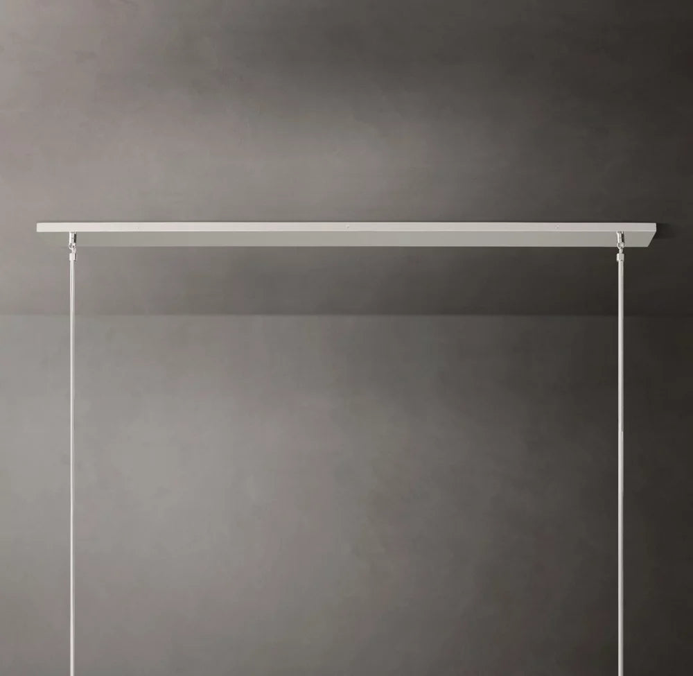 Lucent Orb Linear Crystal Chandelier