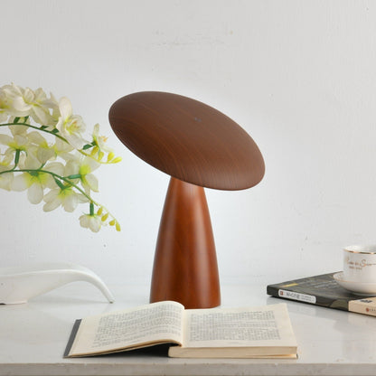 Lunara Arc Wood Table Lamp