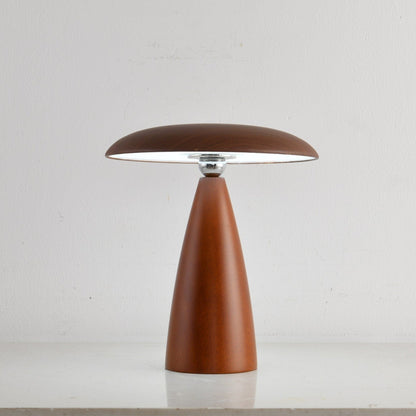 Lunara Arc Wood Table Lamp
