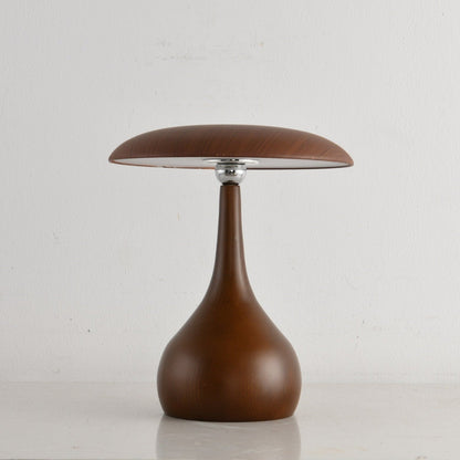 Lunara Arc Wood Table Lamp