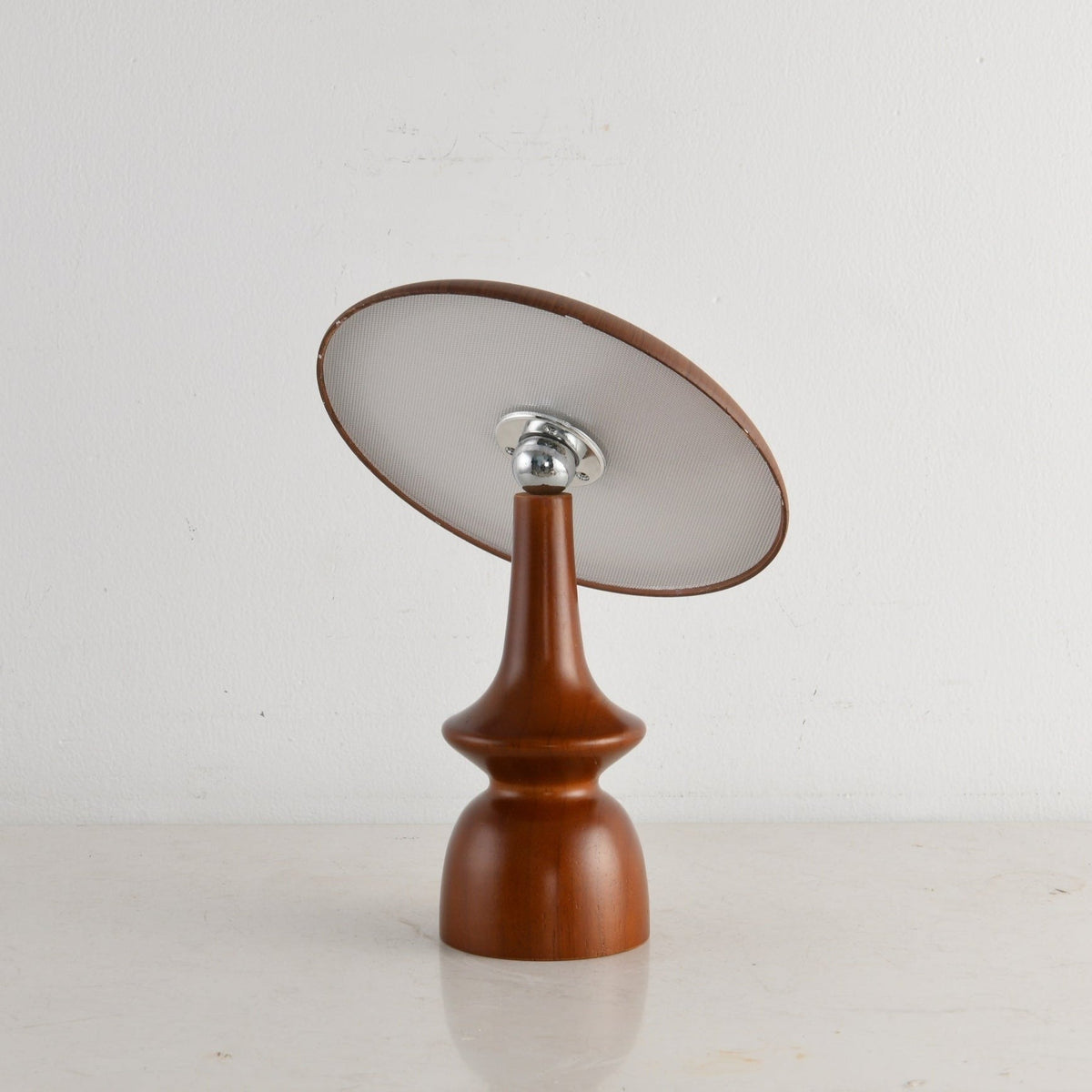 Lunara Arc Wood Table Lamp