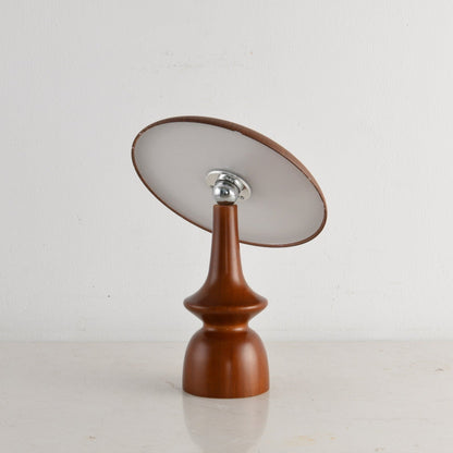 Lunara Arc Wood Table Lamp