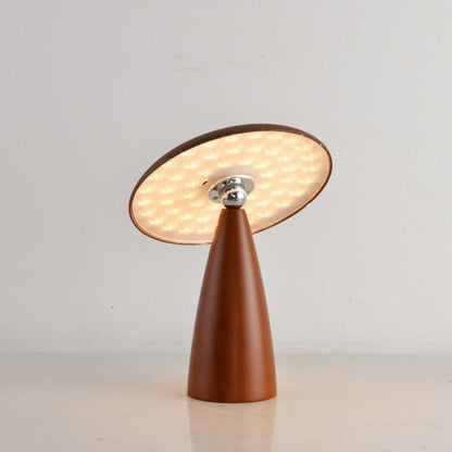 Lunara Arc Wood Table Lamp