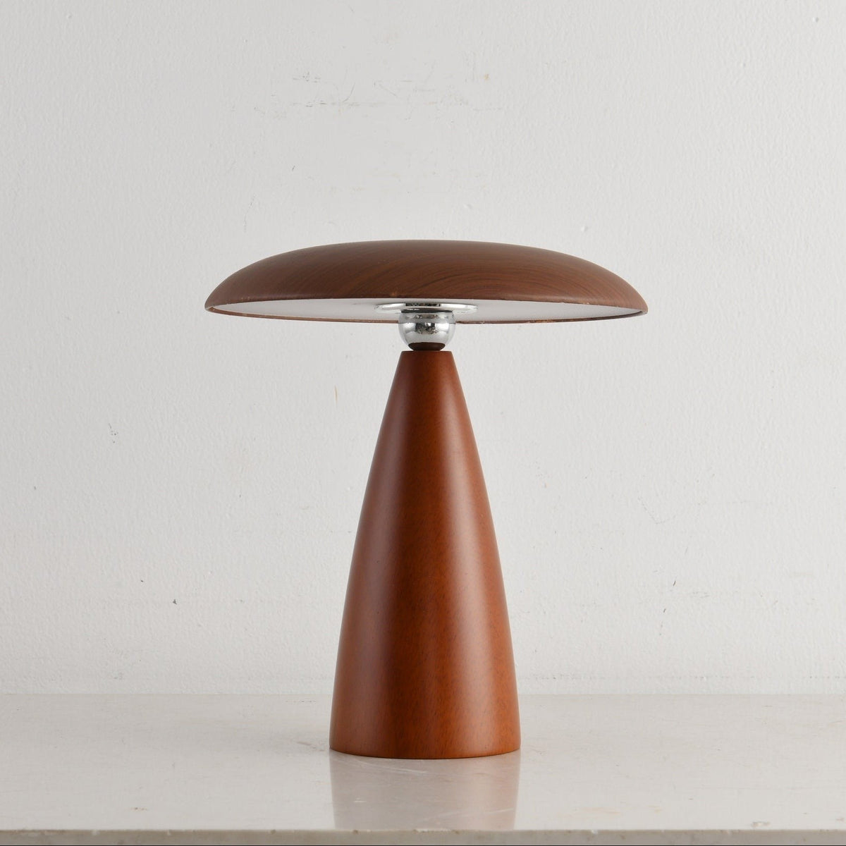 Lunara Arc Wood Table Lamp