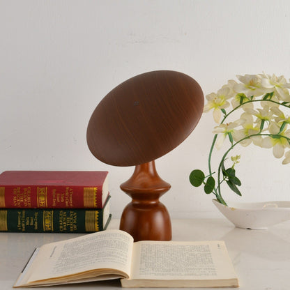 Lunara Arc Wood Table Lamp