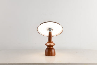 Lunara Arc Wood Table Lamp