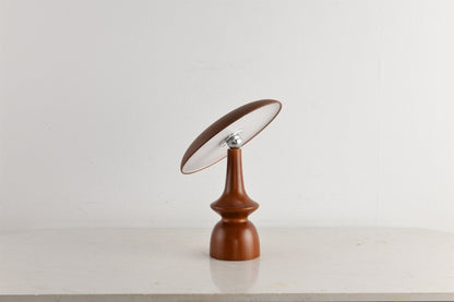 Lunara Arc Wood Table Lamp