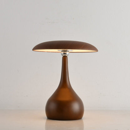 Lunara Arc Wood Table Lamp