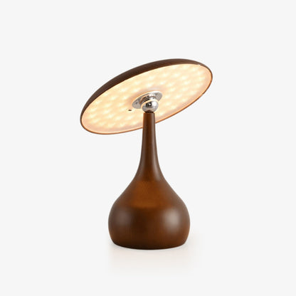 Lunara Arc Wood Table Lamp