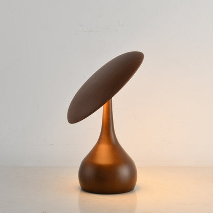 Lunara Arc Wood Table Lamp