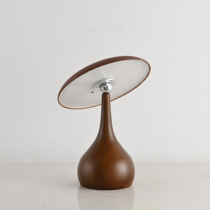 Lunara Arc Wood Table Lamp