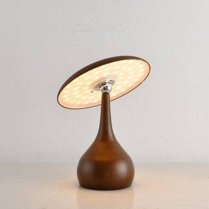 Lunara Arc Wood Table Lamp