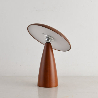 Lunara Arc Wood Table Lamp