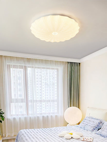 Lunaris Shell Flush Mount Ceiling Light