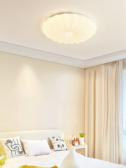 Lunaris Shell Flush Mount Ceiling Light