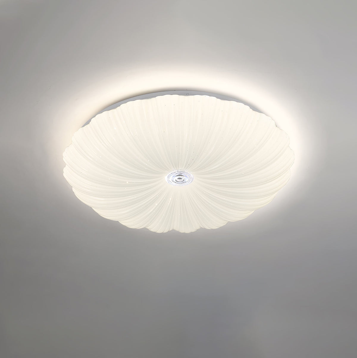 Lunaris Shell Flush Mount Ceiling Light