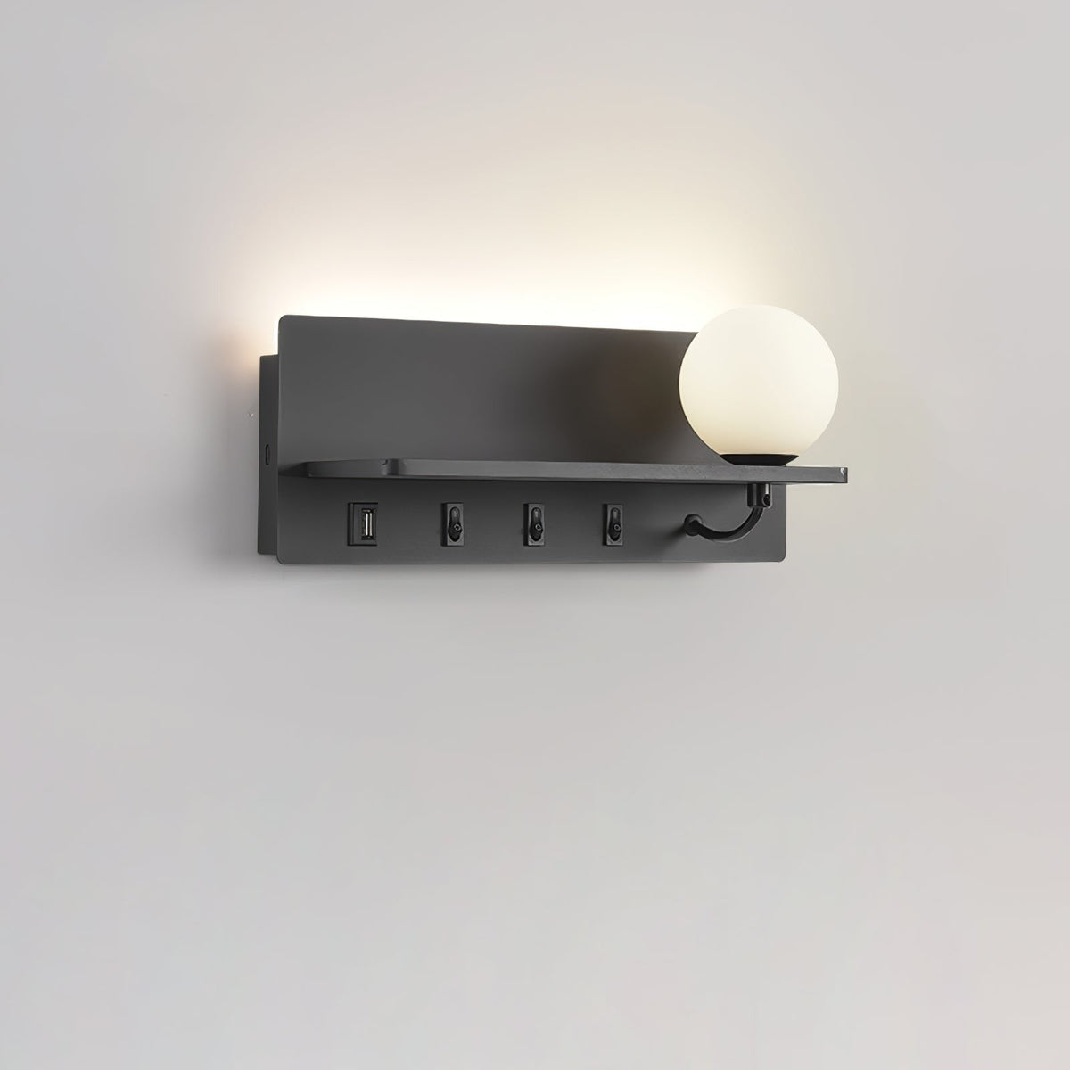 Lunor Sphere Reading Wall Light