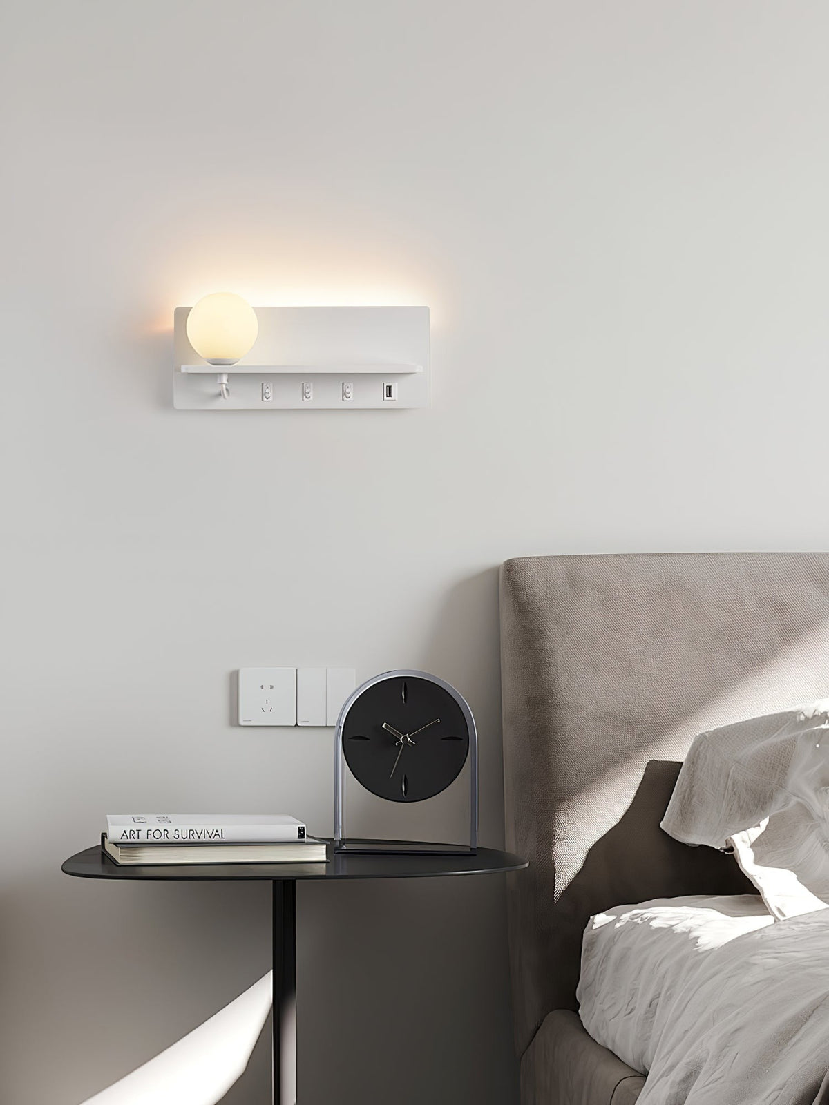 Lunor Sphere Reading Wall Light