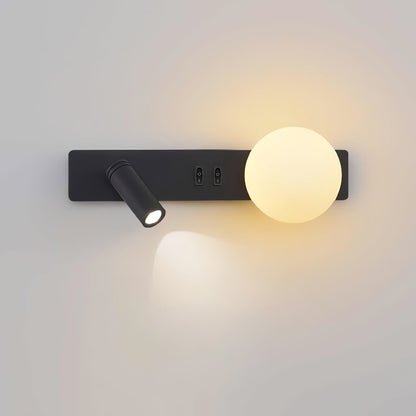 Lunor Sphere Reading Wall Light