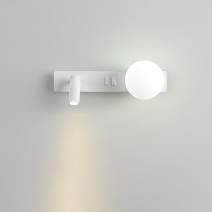 Lunor Sphere Reading Wall Light