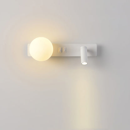 Lunor Sphere Reading Wall Light