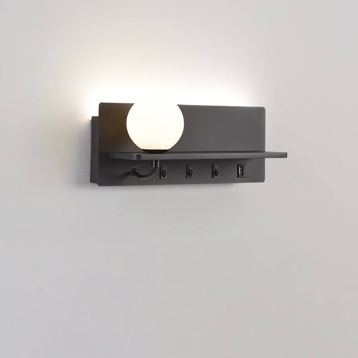 Lunor Sphere Reading Wall Light