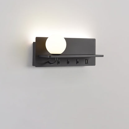 Lunor Sphere Reading Wall Light