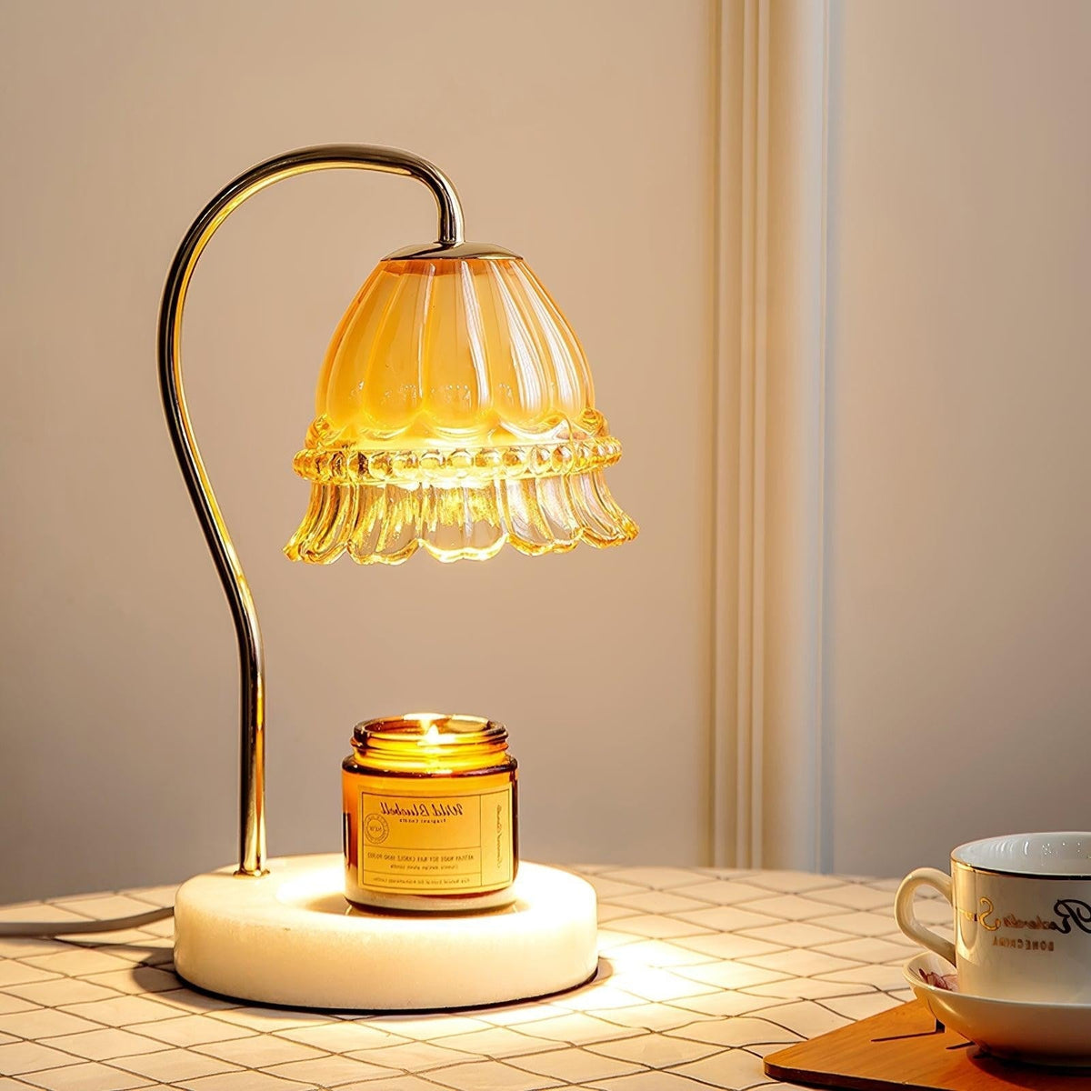 Marbelle Candle Warmer Table Lamp