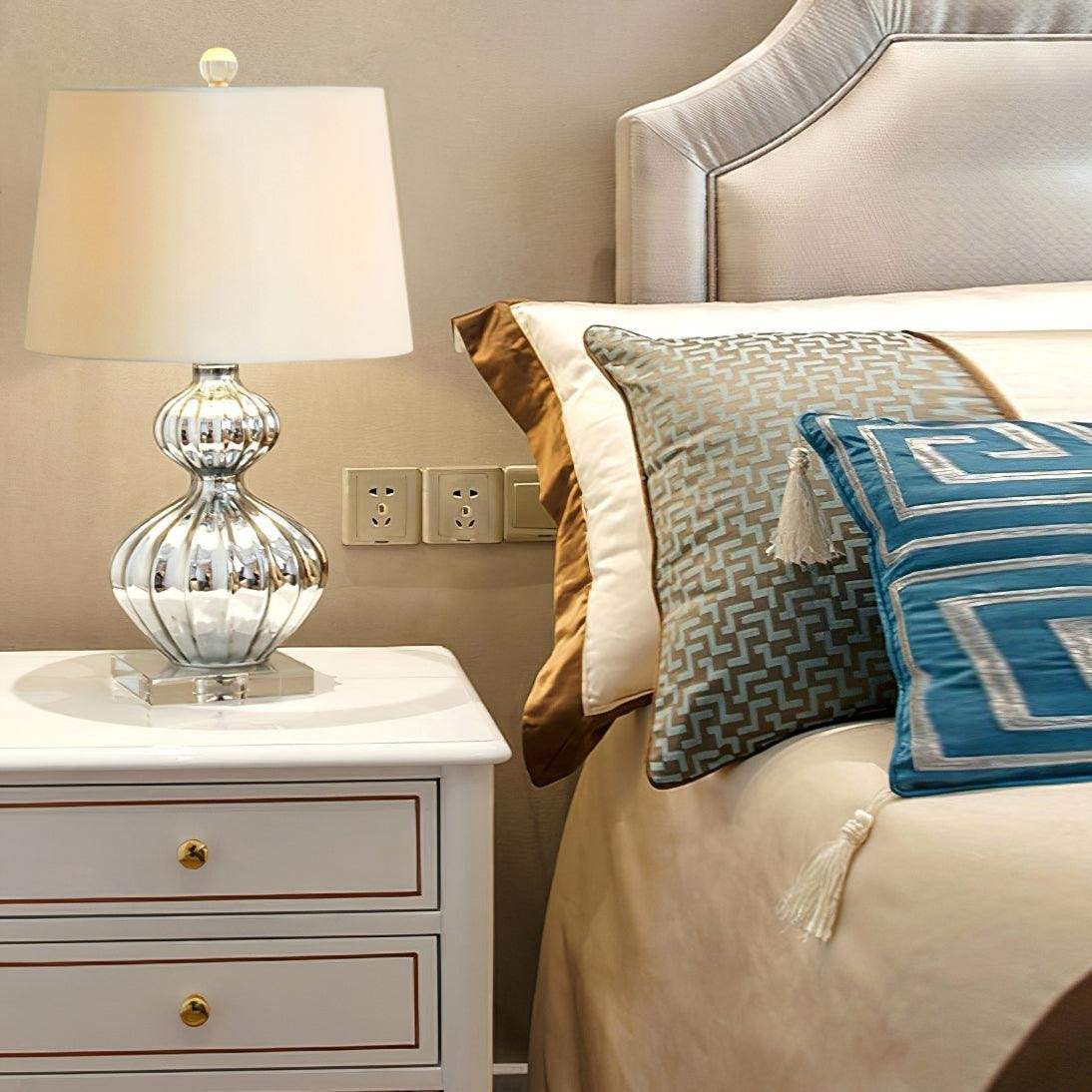 Mercura Glass Accent Table Lamp