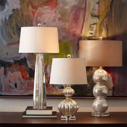 Mercura Glass Accent Table Lamp