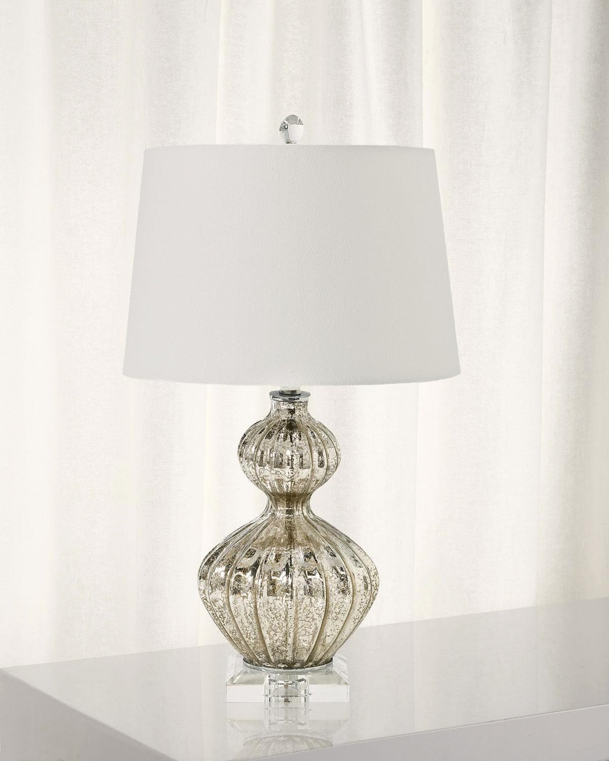 Mercura Glass Accent Table Lamp